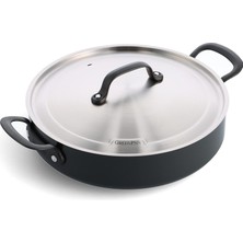 Aesco Greenpan 30 cm Basık Tencere 4,9 Lt