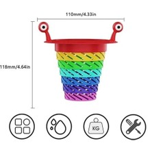 Aesco Mutfak Lavabosu Süzgeci, Lavabo Süzgeci, Gider Süzgeci, Banyo Gider Süzgeci, Duş Gider Tıkanıklık Önleyici, Lavabo Jali, Lavabo Ağ Süzgeci, Lavabo Filtresi