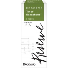 D'addario DKR0535 Reserve Tenor Saksafon Kamışı No: 3.5 (Profesyonel) - 5'li Paket | Sert ve Odaklanmış Profesyonel Ton Yapısı