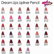 Aesco Dream Lips Lipliner NO:520 1 Paket