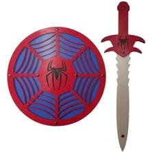 Aesco Ahtek Ahşap Oyuncak Seti 2’li,örümcek Kalkanı ve Kılıcı ETICSET117