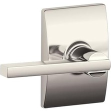 Aesco Latitude Giriş Kolu Anahtar ile 1 Paket Parlatılmış Nikel