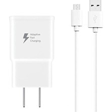 Deppo Trend Samsung Galaxy S7/s6/note4/s4/s3/j7/j5/j3/a7/a5/c/prime Uyumlu 2.4A Micro USB Hızlı Şarj Cihazı Seti