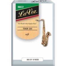 D'addario RKC10SF La Voz Tenor Saksafon Kamışı Soft Sertlik (Profesyonel/caz) - 10'lu Paket | Yumuşak Caz Tonu ve Esnek Yapı