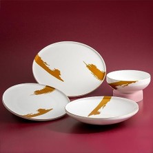 Aesco Glow 24 Parça 6 Kişilik Yemek Takımı