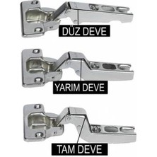 Aesco Hırdavat Dmk Yaylı Tas Menteşe Süper Deveboynu (2 Adet)