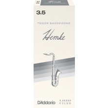 D'addario RHKP5TSX350 Frederick Hemke Tenor Saksafon Kamışı No: 3.5 (Profesyonel) - 5'li Paket | Ileri Seviye Kontrol ve Profesyonel Ses Projeksiyonu