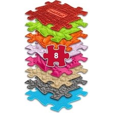 Aesco Muffık MFK-020-1 Medium 1 Orta Boy Duyusal Motor Yapboz Matı Çocuklar Için, Bebekler Için Duyusal Oyun Matı, Yetişkinler Için Masaj Yapboz Zemini 105 x 55 cm