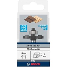 Aesco 2 608 628 Aksesuarı 404 Scheibennutfraeser 8 Mm, D1 32 Mm, U 6 Mm, G 51 mm