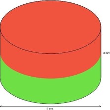Aesco Ø6x3 mm Neodimyum Yuvarlak Silindirik Mıknatıs - 50 Adet Set