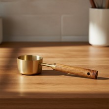 Bambum Escala Ahşap Saplı Gold Ölçü Kaşığı 60 ml