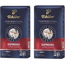 Tchibo Professionel Espresso Çekirdek Kahve 2 x 1 kg Fırsat Ürünü Arabica Menşeli Yoğun Aroma