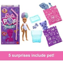 Aesco Chelsea Pop Reveal Bebek Seti, Atıştırmalık Serisi, Kokulu Küçük Bebek, Karnına Bastırılabilen Evcil Hayvan Oyuncağı ve Renk Değişimi Eğlencesi Dahil 5 Farklı Sürpriz, JFY01