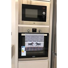 Aymira Home Dekoratif Mutfak Pamuklu Fırın Havlusu Özel Desenli Damalı Model 35X50 cm Yıkanabilir Pamuklu Ürün