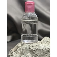 Aesco 100 Adet 30 ml Boş Plastik Şişe OM23 Pembe Kapak