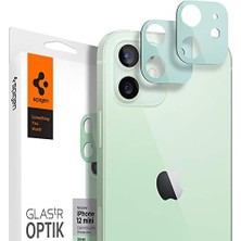 Aesco 12 Mini ile Uyumlu Kamera Lens Camı Koruyucu Glas.tr Optik (2 Adet) Green - AGL02463