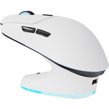 Thunderobot Ml7 White Şarj Istasyonlu Rgb Kablosuz Gaming Mouse