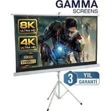 Gamma Screens 150X150 Tripod Ayaklı Projeksiyon Perdesi