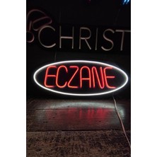 Işıklı Eczane - Neon LED Tabela Duvar Dekorasyon