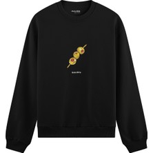 The Lucid Lab Extra Dirty  Oversize Sweatshirt - Siyah