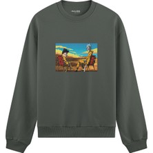 The Lucid Lab Breaking Bad / Rick And Morty  Oversize Sweatshirt - Antrasit