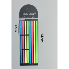 Kolbi Craft Uzun Şerit Yarı Şeffaf Yapışkanlı Post It,index,sticker
