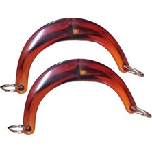 Akıllı Durak Çanta Sapı Ay Model Kahverengi 17 cm