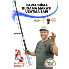 Kawashima Akülü Budama Makası Uyumlu Uzatma Kolu 270 cm – Pru-40 / Pru-45 (Mega Tarım)