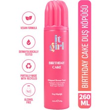 Birthday Cake Duş Köpüğü Whipped Shower Foam 260 Ml-Şekerli Çiçek Kokusu