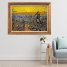 Giyense Altın Varaklı Çerçeveli Paspartulu  Tablo SVF882