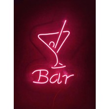 Bar Neon Tabela Kokteyl Neon Duvar Dekorasyonu Dekoratif Aydınlatma