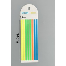 Kolbi Craft Uzun Şerit Yarı Şeffaf Yapışkanlı Post It,index,sticker