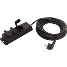 İNWATT Seyyar Uzatma 3'lü 10 M Grup Priz 3 x 1,5 mm