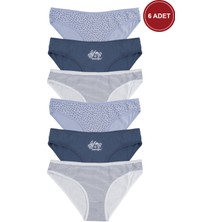 Koza İç Giyim Kadın 6'lı Pamuklu Basic Külot