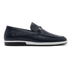 Derimod Erkek Lacivert Deri Casual Loafer 26SFD6006FT