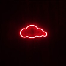 Youtube Neon Yazı 40 x 30