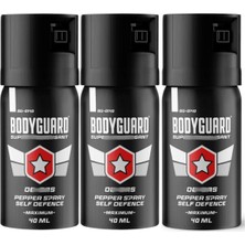 Saygara 3 Adet Bodyguard Bibe.r Gaz.ı 3X40 ml - Kişisel Savunma Spreyi