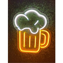 Neon LED Bardak Şekilli