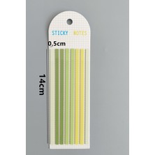 Kolbi Craft Uzun Şerit Yarı Şeffaf Yapışkanlı Post It,index,sticker