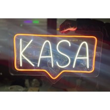 Neon Kasa Yazısı Kafe, Restoran, Playstation, Gaming Cafe. Kasa Tabelası 40CMX25CM
