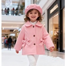 Laviyonsa Pembe Çocuk Ressam Şapka & Bere Keçe Malzemeden Şık ve Rahat Tasarım