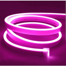 NEON LED KAYSERİ Neon LED pembe Beyaz 5 Metre