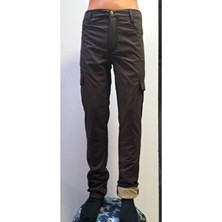 Beyzdenim Power Likran Bekçi ve Normal Giyim Kargo Pantolon(Polarlı) Gabardin (Kot) Pamuk