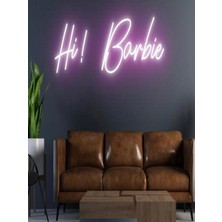 Hi Barbie Yazılı Neon Tabela