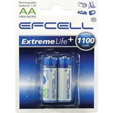 Efcell 1100 Mah Şarlı Kalem Pil