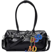 Derimod Kadın Siyah Aksesuarlı Omuz Çantası 26PBD272018