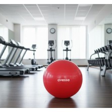 65CM Pilates Topu - Egzersiz - Yoga - Esneme - Boy Uzatma - Esneklik - Spor - Atletizm