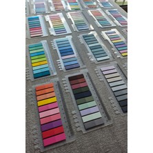 Kolbi Craft 200 Yaprak 1 Paket Pastel Renk Cetvelli Post-It Yapışkanlı Not Kağıdı Index Sticker Indeks