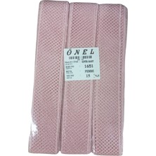 Akıllı Durak Dantel Polyester Güpür Bant Pembe 15 Metre En 3 cm ON-1651-P