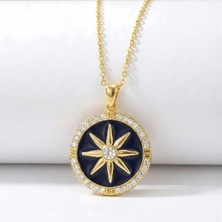 Laren Kutup Yıldızı Gümüş Kolye